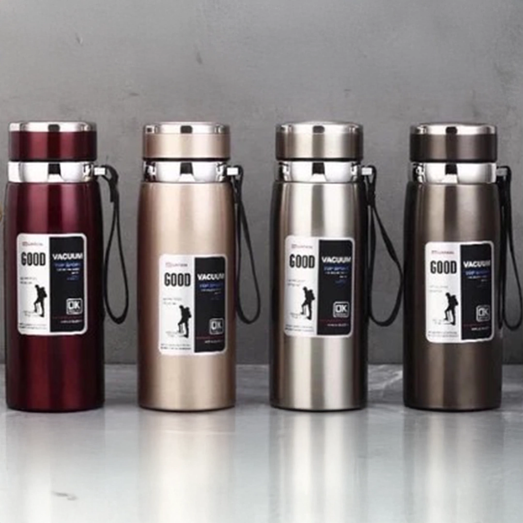 GARRAFA TÉRMICA EM AÇO INOXIDÁVEL COM INFUSOR PARA CONSERVAÇÃO DA ÁGUA ESTRUTURADA POR 48 HORAS - Imagem 4